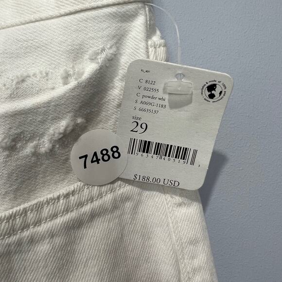 NWT Agolde 90's Mid Rise Loose Fit Jeans in Vanish Size 29 - Picture 10 of 10